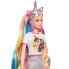 Фото #3 товара BARBIE Fantasy Hair with Mermaid and Unicorn Looks Doll