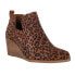 Фото #2 товара TOMS Kallie Leopard Wedge Round Toe Booties Womens Size 11 B Casual Boots 100175
