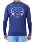ფოტო #2 პროდუქტის Men's Art Of Big Game Fishing Logo Graphic Long-Sleeve Sun Protection T-Shirt