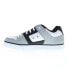 Фото #10 товара DC Pure 300660-WLM Mens Gray Leather Lace Up Skate Inspired Sneakers Shoes