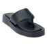 Фото #2 товара BEACH by Matisse Izzie Flip Flops Womens Black Casual Sandals IZZIE-015