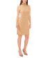 ფოტო #1 პროდუქტის Women's Sleeveless Turtleneck Sweater Dress