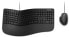 Фото #1 товара Microsoft Ergonomic Desktop - Full-size (100%) - USB - QWERTZ - Black - Mouse included