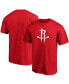 Фото #1 товара Men's Red Houston Rockets Primary Team Logo T-shirt