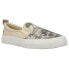 Фото #2 товара Sperry Crest Twin Gore Camo Slip On Womens Off White Sneakers Casual Shoes STS8