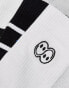 Фото #2 товара ASOS DESIGN 3 pack sock with smile embroidery in white