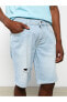 Фото #15 товара Шорты мужские LC WAIKIKI Классические из джинсовой ткани
