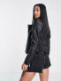 Фото #3 товара Barney's Originals Petite Clara real leather jacket