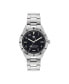 ფოტო #1 პროდუქტის Unisex Three Hand Edition Three Silver-Tone Stainless Steel Bracelet Watch 41mm