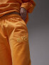 Фото #10 товара Topshop co-ord nyc project puff printed vintage wash oversized jogger in orange