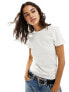 Фото #1 товара Weekday Frida 90s fit t-shirt in white