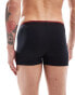 Фото #4 товара ASOS DESIGN 2 pack trunks in black and burgundy