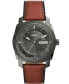 Фото #1 товара Часы Fossil Men's Machine Brown Leather 42mm