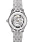 ფოტო #2 პროდუქტის Men's Swiss Automatic DS-1 Skeleton Stainless Steel Bracelet Watch 40mm