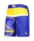 ფოტო #3 პროდუქტის Men's Royal Golden State Warriors Sea Wind Swim Trunks