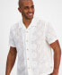 ფოტო #3 პროდუქტის Men's Emory Embroidered Short Sleeve Button-Front Camp Shirt