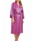 Фото #1 товара Skyler Plus Size Irredesant Robe with Self Tie Sash and inner Ties