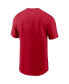 ფოტო #4 პროდუქტის Men's Red New England Patriots Primary Logo T-shirt