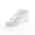 Фото #7 товара DC Pure Mid ADYS400082-WGY Mens White Leather Skate Inspired Sneakers Shoes