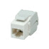 Фото #1 товара ROLINE Cat.6 Keystone Jack - RJ-45 - unshielded - toolless white - White