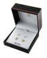 ფოტო #5 პროდუქტის Gianni Bernini 2-Pair Cubic Zirconia Pave Heart Stud Earrings Set (0.69 ct. t.w.) in Sterling Silver or 18K Gold Over Sterling Silver