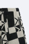 GEOMETRIC JACQUARD BERMUDA SHORTS