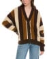 Фото #1 товара The Great The Fluffly Slouch Angora-Blend Cardigan Women's Brown 2