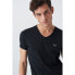 ფოტო #4 პროდუქტის SALSA JEANS Metal Badge short sleeve v neck T-shirt