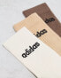 Фото #2 товара adidas Training 3 pack crew socks in neutrals