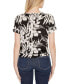 Фото #1 товара Women's Floral Print Lace-Up top