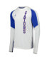 Фото #3 товара Men's White Florida Gators Basketball Shooting Raglan Long Sleeve T-shirt