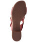 ფოტო #5 პროდუქტის Women's Desirae Palm Triple-Strap Open-Back Sandals