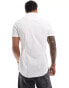 ASOS DESIGN stretch slim fit work shirt in white