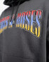 Фото #8 товара ASOS DESIGN unisex oversized license hoodie in charcoal with Guns N' Roses graphics