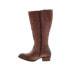 Фото #9 товара Roan by Bed Stu Ellia F858034 Womens Brown Leather Zipper Knee High Boots