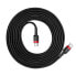 Фото #3 товара Wytrzymały elastyczny kabel przewód USB-C PD PD 2.0 60W 20V 3A QC3.0 2M czarno-czerwony