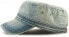 Фото #4 товара Roffatide Unisex Cotton Flat Top Peaked Baseball Cap Army Military Corps Hat Visor