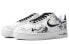 【定制球鞋】 Nike Air Force 1 Low 君子淡墨 四君子 梅兰竹 简约 低帮 板鞋 男款 黑白 特殊鞋盒 / Кроссовки Nike Air Force CW2288-111