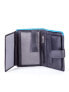 Фото #8 товара Мужское портмоне кожаное черное вертикальное на кнопке Portfel-CE-PR-MR03L-SNN.94-niebieski Factory Price