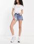 Фото #4 товара Levi's 501 original shorts in two tone mid wash blue