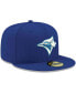 Men's Royal Toronto Blue Jays Logo White 59FIFTY Fitted Hat