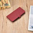 Skórzane etui portfel do Galaxy S22+ Leather Wallet Case bordowy