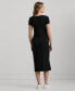 ფოტო #2 პროდუქტის Women's Jersey Twist-Front Midi Dress