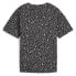 Фото #2 товара Puma Essentials Animal Relaxed Crew Neck Short Sleeve T-Shirt Womens Black, Grey