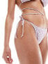 Brave Soul crochet bikini bottoms in lilac