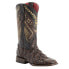 Ferrini Bronco Pirarucu Square Toe Cowboy Womens Brown Casual Boots 93393-09