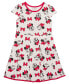 ფოტო #1 პროდუქტის Toddler Girls Happy Minnie Bow Short Sleeve Dress