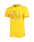 Men's Brown, Gold San Diego Padres Meter T-shirt and Shorts Sleep Set