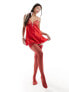 Фото #3 товара Boux Avenue Valentines heart embroidered lace chemise in red