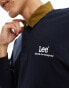 Фото #2 товара Lee varsity logo relaxed fit rugby polo in navy